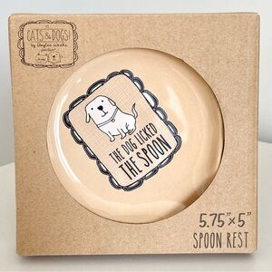 Cats & Dogs Funny Spoon Rest New